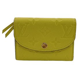 Porta-moedas Louis Vuitton Monogram Empreinte Yellow Amarelo