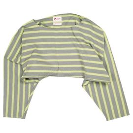 Autre Marque BEAMS JAPAN Basque Shirt Baumwoll-Oberteil Gelb Hellbraun