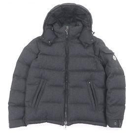 Moncler MONTGENEVRE GIUBBOTTO Giacca in lana e piumino Marrone