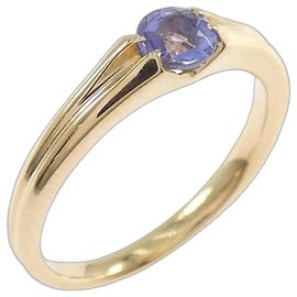 Autre Marque Tanzanit Ring 4°C Au750 Golden