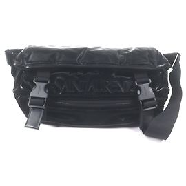 Yves Saint Laurent Saint Laurent Paris Bestickte Nylon-Sling-Bag Schwarz