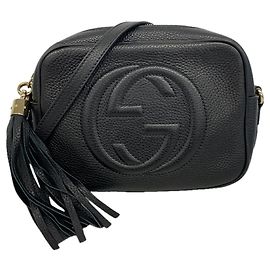 Gucci Soho Schultertasche Schwarz