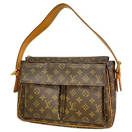 Sac à épaule Louis Vuitton Monogram Vivacite GM Marron