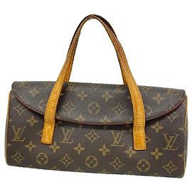 Louis Vuitton Monogram Sonatine Handbag Brown