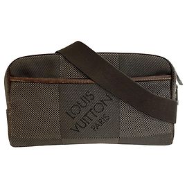 Sac bandoulière Louis Vuitton Damier Geant Acrobat Marron