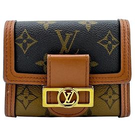 Louis Vuitton Monogram Reverse Bi-fold Wallet Braun