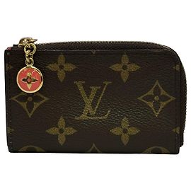 Portachiavi Monogram Louis Vuitton Marrone