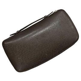 Louis Vuitton Long Wallet in Grizzly Brown Brown