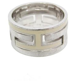 Hermès Anillo Hermes Move H Silver Plata