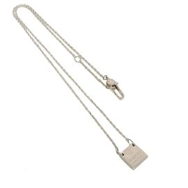 Placa com Logotipo Gucci em Prata Sterling Prata