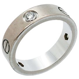 Cartier Love Ring in 18K Weißgold mit Diamant Andere