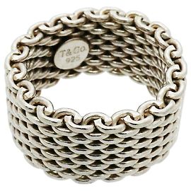 Autre Marque Anello Tiffany & Co. Somerset Mesh Altro