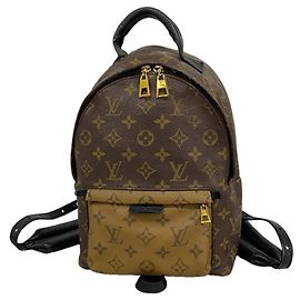 Mochila Palm Springs PM Monogram Reverse Louis Vuitton Marrom