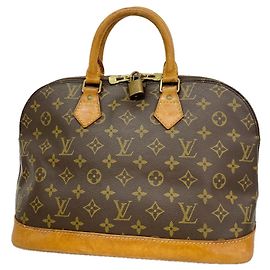 Louis Vuitton Alma Monogram Handbag M51130 Brown