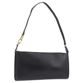 Salvatore Ferragamo Gancini Leather Medium Preto