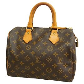 Sac à main Louis Vuitton Monogram Speedy 25 Marron
