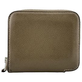 Hermès Hermes Azap Compact Coin Case Brown Blue Orange Grey Taupe