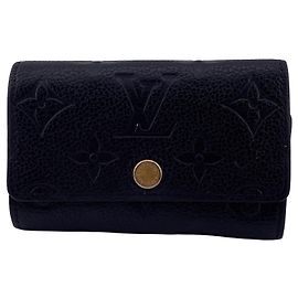 Louis Vuitton Monogram Empreinte Multicles 6-Key Case Black