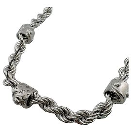 Colar com Pendente Monogram Louis Vuitton Prata