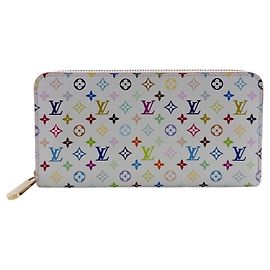 Louis Vuitton LV x TM Zippy Wallet White Multiple colors Monogram