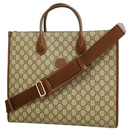 Borsa Tote Gucci GG Supreme Marrone