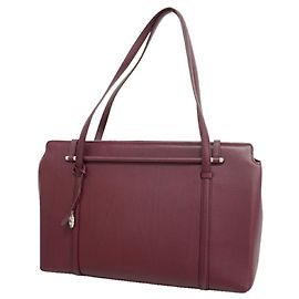 Bolso de hombro Cartier de piel Bordeaux Burdeos