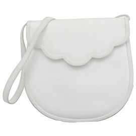 Autre Marque Borsa a tracolla Vintage Saint Laurent in pelle Medium Bianco