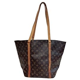 Louis Vuitton Monogram Tote Bag Braun Monogramm