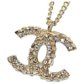 Colar Chanel Coco Mark Dourado