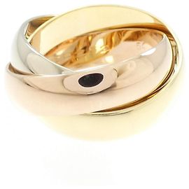 Anello Cartier Trinity in oro bianco rosa e giallo D'oro