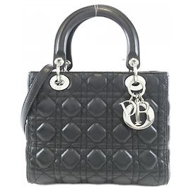 Christian Dior Lady Medium Handtasche CAL44551 Schwarz