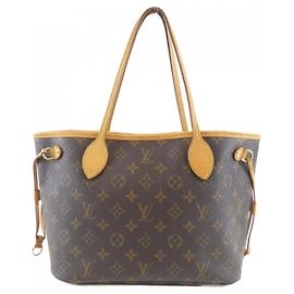 Bolso Louis Vuitton Monogram Neverfull PM Castaño Monograma