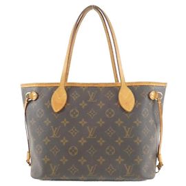 Bolso Louis Vuitton Monogram Neverfull PM Castaño Monograma