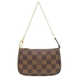 Louis Vuitton Mini Pochette Accessoires Damier Braun Damier ebene