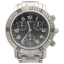 Hermès Orologio Hermes Clipper Diver Chronograph CL2.910 in acciaio inossidabile, quarzo Altro