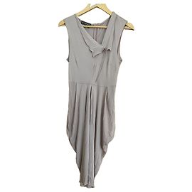 Salvatore Ferragamo Sleeveless Asymmetrical Dress Viscose Light Pink Pink
