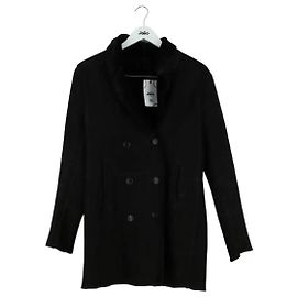 Autre Marque Manteau en cuir noir Regina Rubens Noir