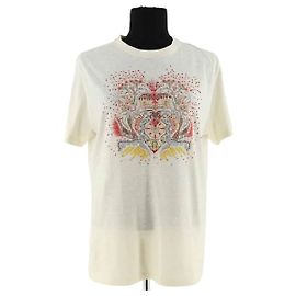 T-shirt Dior ecru in cotone Crudo