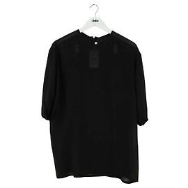 Blusa in seta nera Céline Nero