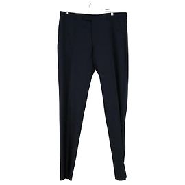 Dior Pantalones rectos azules Azul
