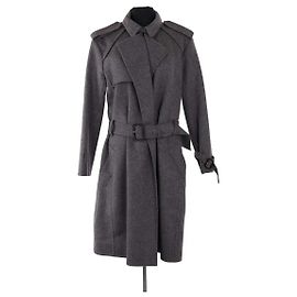 Manteau en laine gris Céline Gris