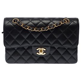 Sac CHANEL Timeless/Classique en Cuir Noir - 104006 Noir