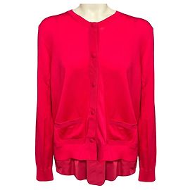 Moncler Maglia Tricot Strickjacke Fuchsia Pink Pink