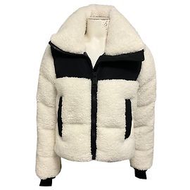 Autre Marque SAM. Tula Sherpa Daunenjacke White / Black Weiß