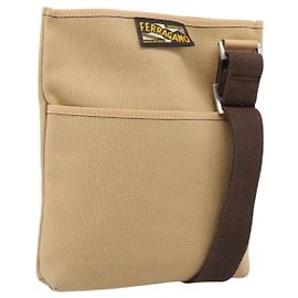 Borsa a tracolla Salvatore Ferragamo in tela Beige