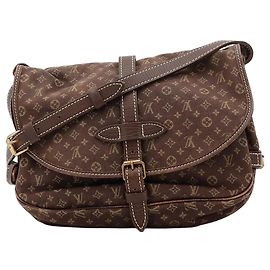 Louis Vuitton Monogram Canvas Schultertasche Braun