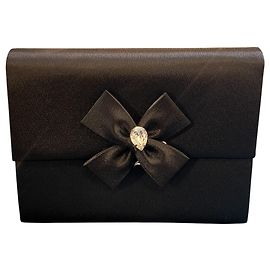 Autre Marque Clutch Saint Laurent con fiocco in raso Altro