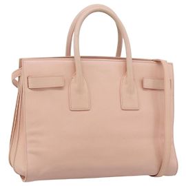 Autre Marque Saint Laurent Sac de Jour Leather Medium Pink