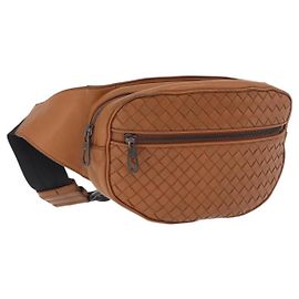Bottega Veneta Cinto leve em couro Intrecciato Marrom