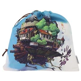 Loewe Paula Drawstring Printed Canvas Small Blue